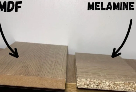 Comparaison entre le chant du MDF et celui de la mélamine