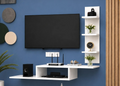 Meuble TV Mural + Étagères